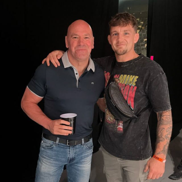 Dana White i Jordan Barton