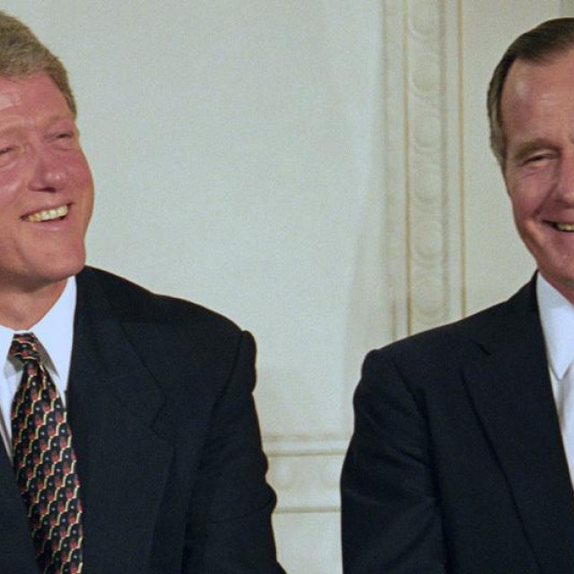 Bill Clinton i George H.W. Bush