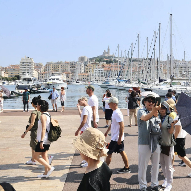 Marseille, turisti