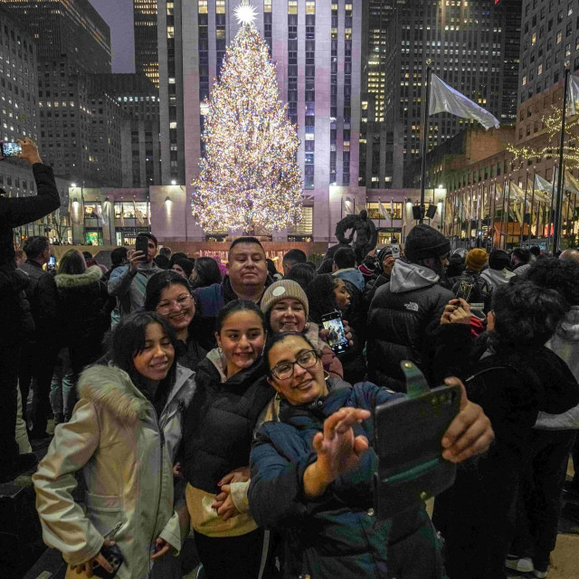 Rockefeller centar u New Yorku, prije Božića 2023.