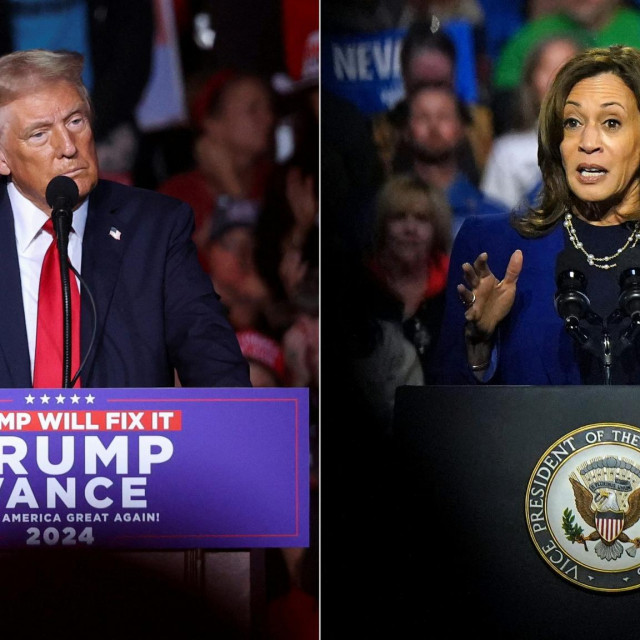 Donald Trump, Kamala Harris