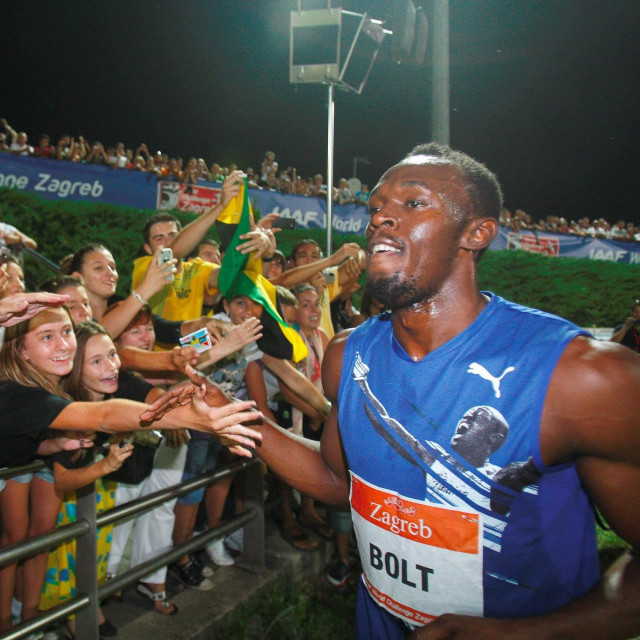 Usain Bolt u Zagrebu 2011.