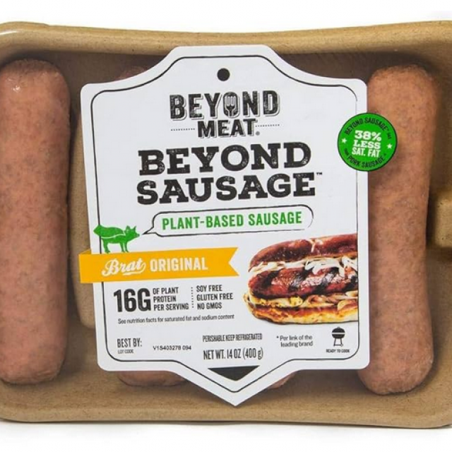 Primjer kobasice bez mesa proizvođača Beyond Meat