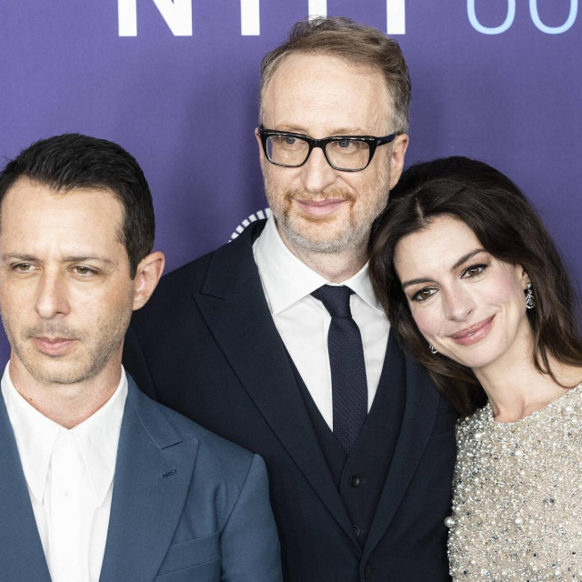 Jeremy Strong, James Gray i Anne Hathaway na premijeri filma  Armageddon u New Yorku