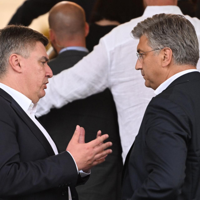 Zoran Milanović i Andrej Plenković 