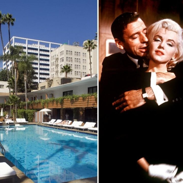 Marilyn Monroe i Hollywood Roosevelt hotel