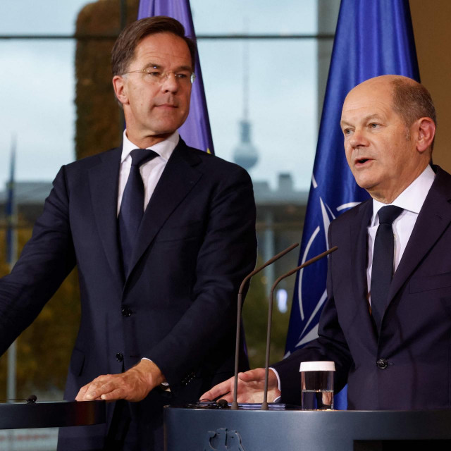 Mark Rutte i Olaf Scholz