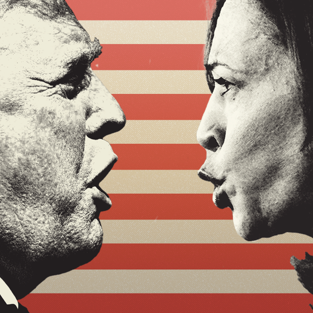 Donald Trump, Kamala Harris (ilustracija)