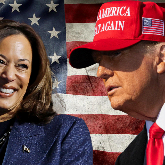 Donald Trump, Kamala Harris (ilustracija)