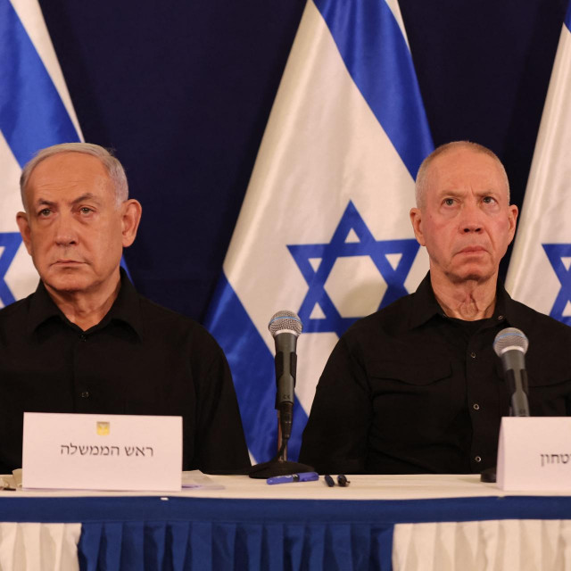 Benjamin Netanyahu i Yoav Gallant 