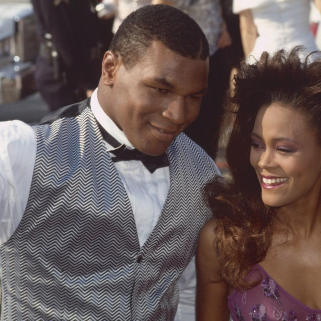 Mike Tyson i njegova bivša supruga Robin Givens (1988. godine)