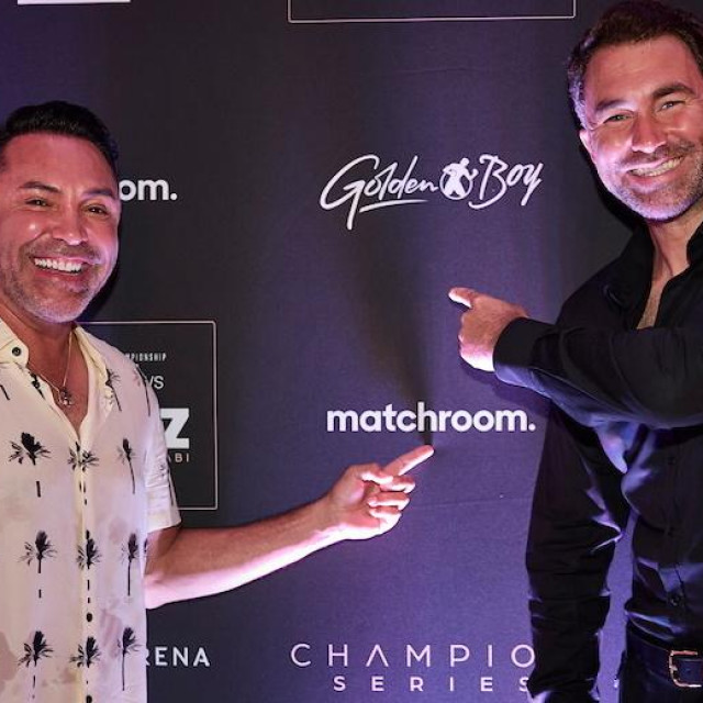 Oscar De La Hoya i Eddie Hearn