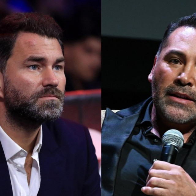 Eddie Hearn i Oscar de la Hoya