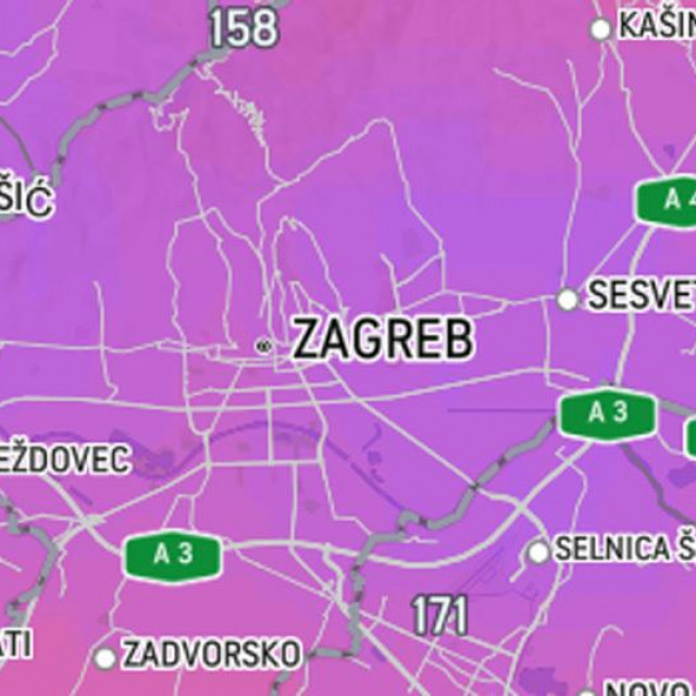 Zagađen zrak u Zagrebu