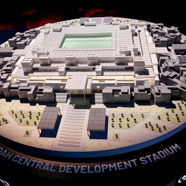 Model stadiona u Saudijskoj Arabiji na SP 2034.