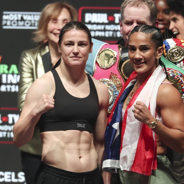 Katie Taylor (lijevo) i Amanda Serrano (desno)