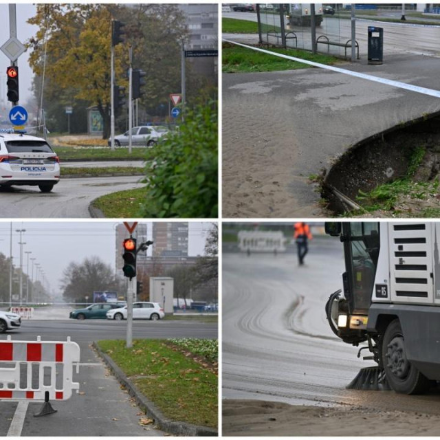 Puknuće cijevi u Sopotu