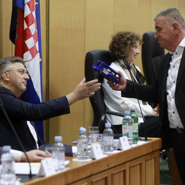 Miro Bulj i Andrej Plenković