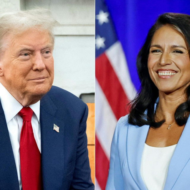 Tulsi Gabbard i Donald Trump