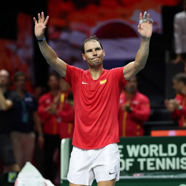 Rafael Nadal nakon zadnjeg meča u karijeri