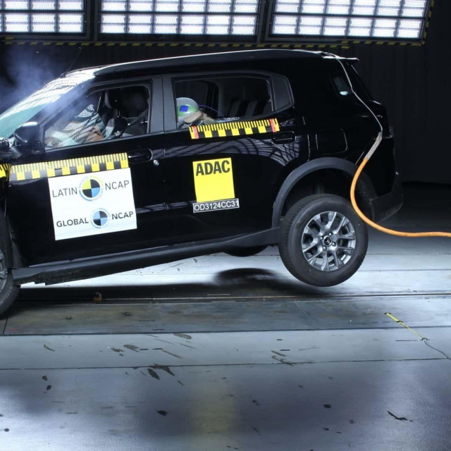 Citroen C3 Aircross za Latinsku Ameriku na Latin NCAP testu