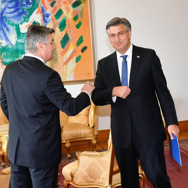 Zoran Milanović i Andrej Plenković