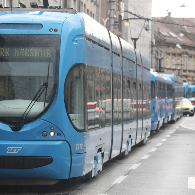 Tramvajski promet u Zagrebu/Ilustracija