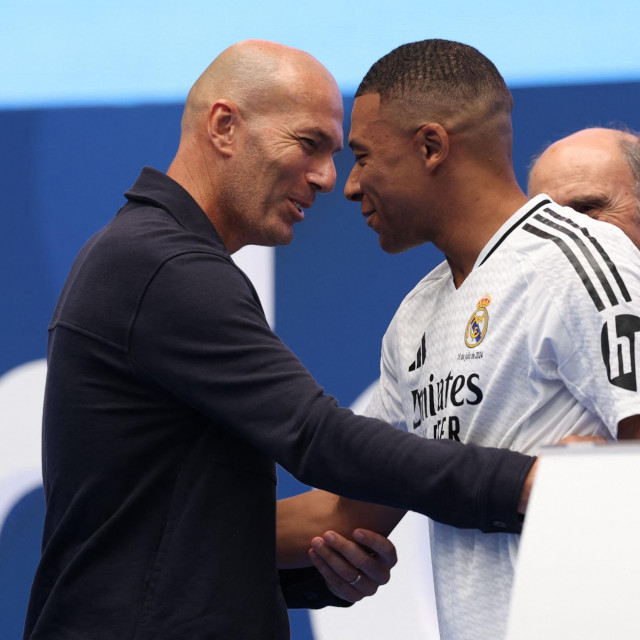 Zinedine Zidane i Kylian Mbappe