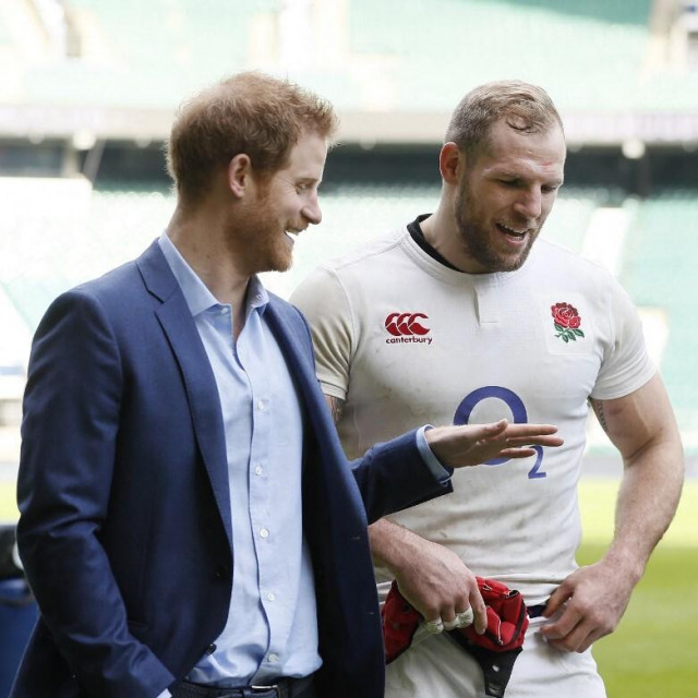 Prince Harry i James Haskell