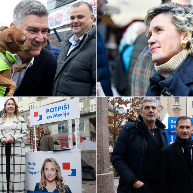 Zoran Milanović, Ivana Kekik, Marija Selak Raspudić, Zoran Primorac u društvu Franje Arapovića i Dubravka Šimenca