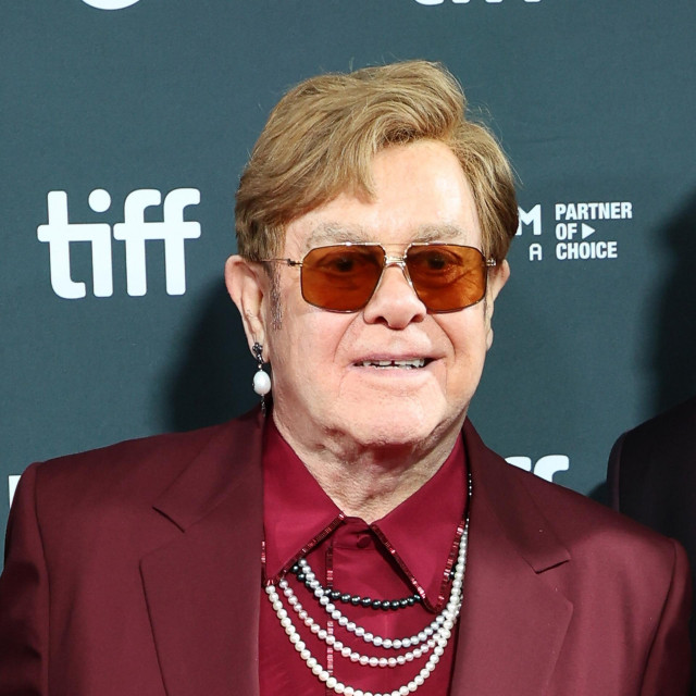 Glazbenik na svjetskoj premijeri na filma ”Elton John: Never Too Late” na Toronto Film Festivalu u Kanadi