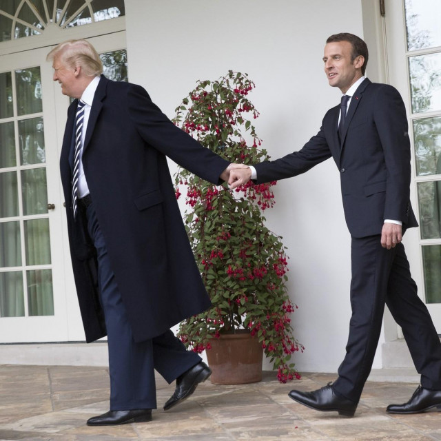 Emmanuel Macron i Donald Trump