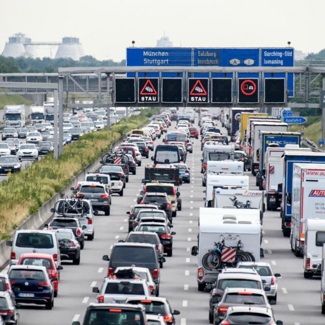 Njemački Autobahn, ilustracija