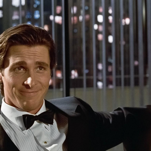Christian Bale u filmskom klasiku ”Američki psiho” iz 2000.