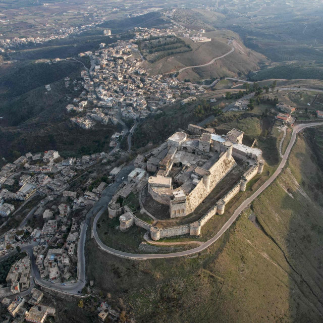 Čuvena utvrda Krak des Chevaliers u Siriji