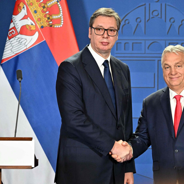 Aleksandar Vučić, Viktor Orban (arhivska fotografija)