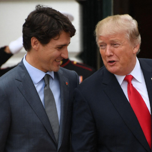 Justin Trudeau i Donald Trump