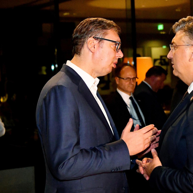 Aleksandar Vučić, Andrej Plenković (arhivska fotografija)