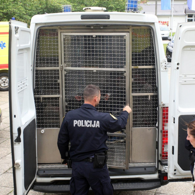 Policija preuzima migrante nakon prometne nesreće