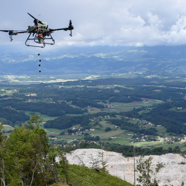 Dron za pošumljavanje