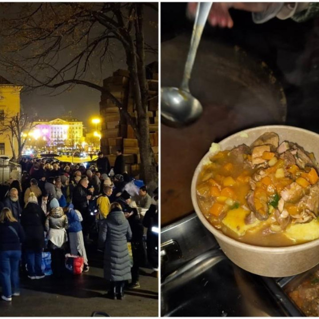 U prosincu su volonteri udruge Savao pet puta dijelili hranu i odjeću potrebitima