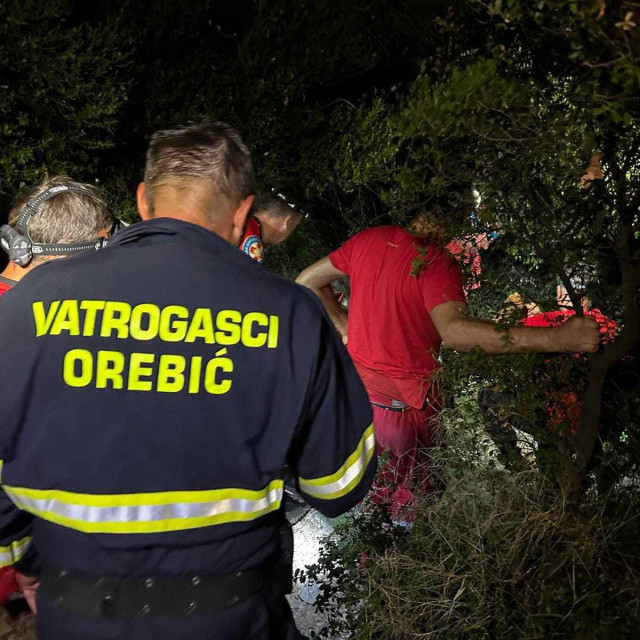 Fotografija iz jedne od ranijih akcija HGSS-a Orebić