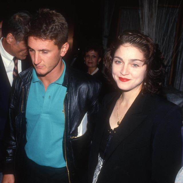 Sean Penn i Madonna 1990.