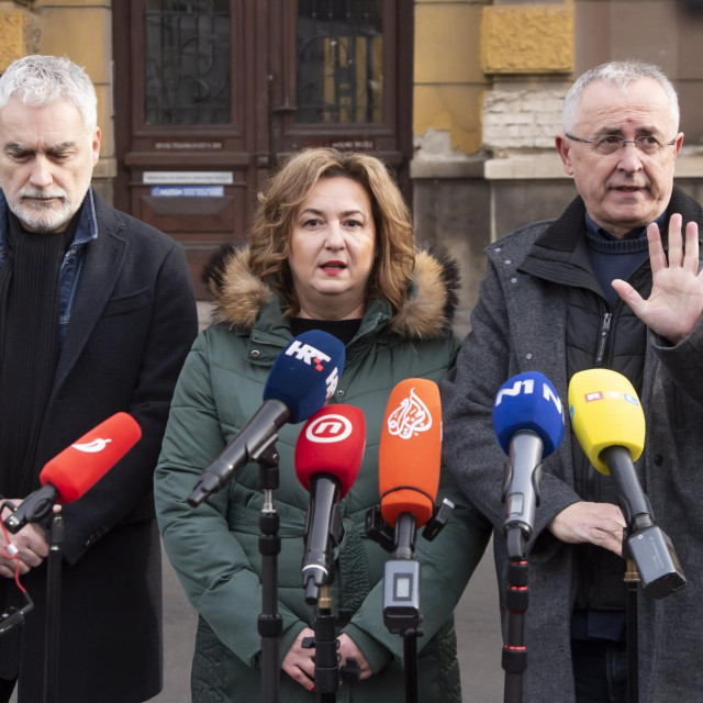 Zrinko Turalija, Sanja Šprem i Željko Stipić (arhivska fotografija)