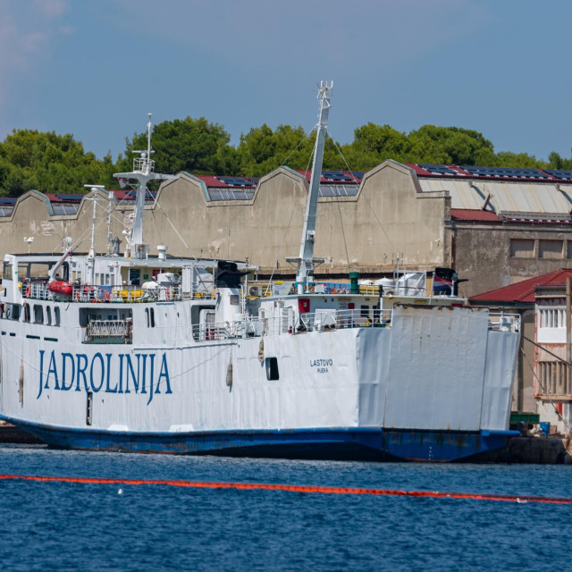 Trajekt Lastovo u kojem se dogodila nesreća 