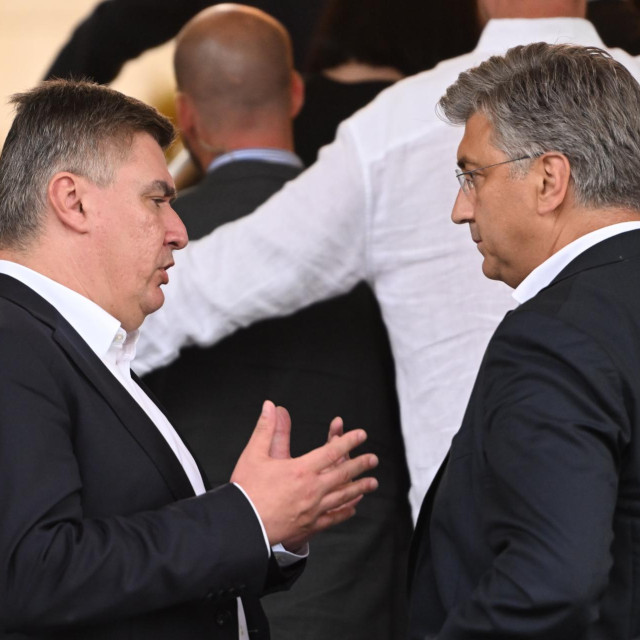 Zoran Milanović i Andrej Plenković