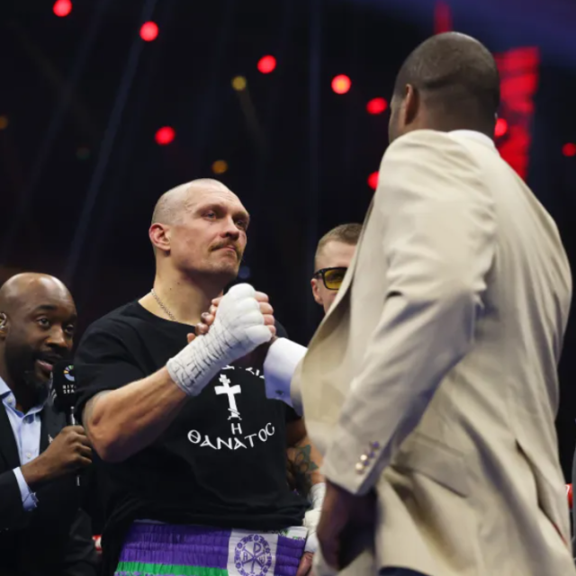 Oleksandr Usyk i Daniel Dubois