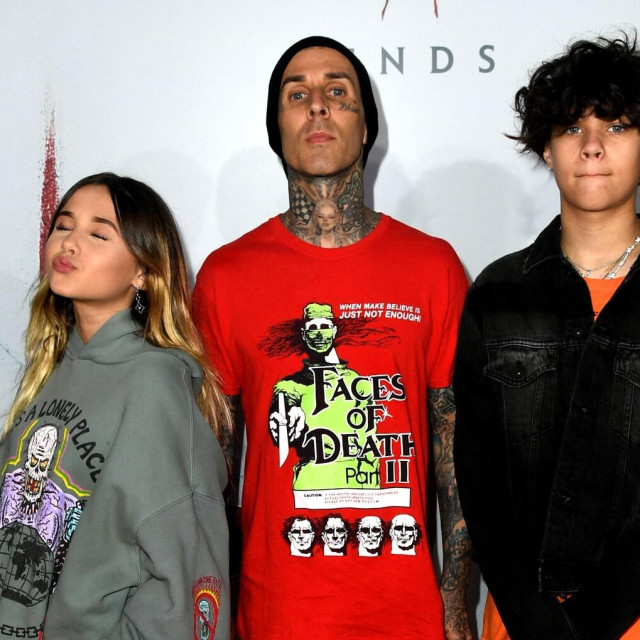 Alabama Barker, Travis Barker i Landon Barker