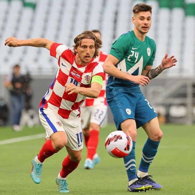 Luka Modrić i Gregor Sikošek