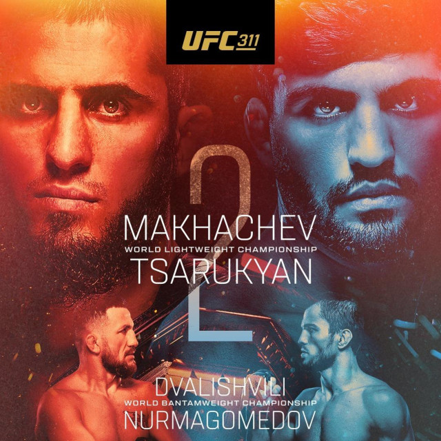 UFC 311- poster